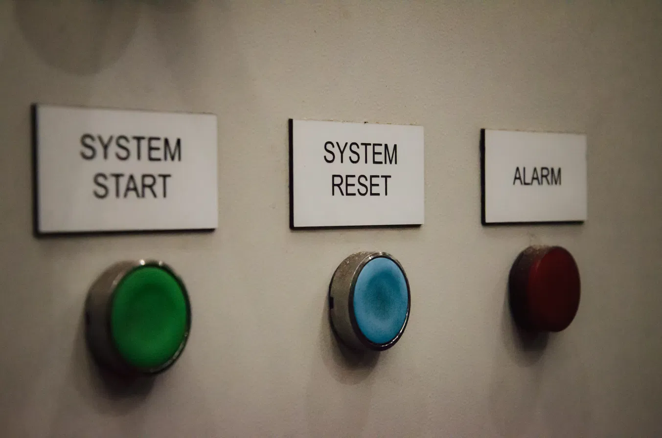 Biochar kiln control panel